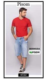 PISOM BERMUDA MASCULINA