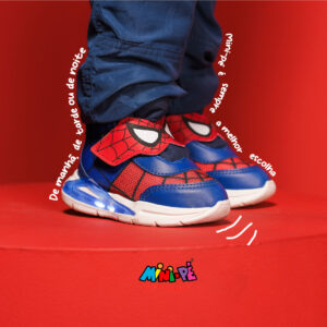 MINIPE TENIS CON LED HOMBRE ARAÑA