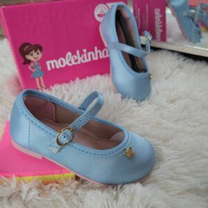 MOLEKINHA ZAPATO NAPA METALIZADO