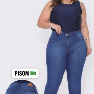 PISOM CIGARRETE JEANS PLUS SIZE