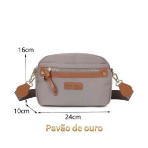PAVAO DE OURO CARTERA BANDOLERA.