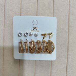 BIJUTERIA ARETES SET 4