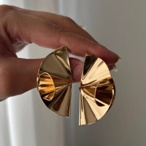 BIJUTERIA ARETES ABANICO