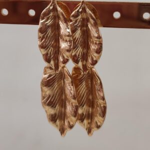 BIJUTERIA ARETES HOJA