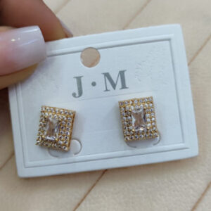 BIJUTERIA ARETES CUADRADO