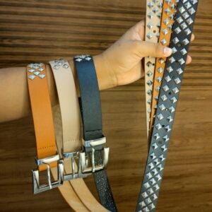 CINTURONES BRILLOS GRUESOR 3 CM