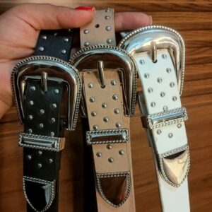 CINTURONES BRILLOS GRUESOR 3 CM