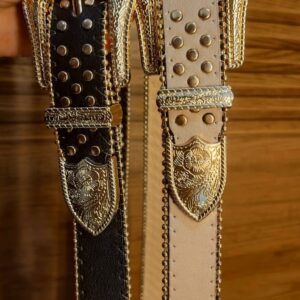 CINTURONES BRILLOS GRUESOR 3 CM