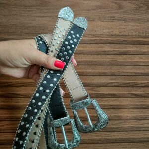 CINTURONES BRILLOS GRUESOR 3 CM