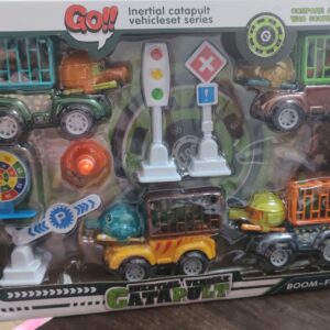 JUGUETE AUTO DE DINOSAURIO DE PLASTICO