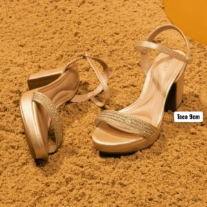 BEIRA RIO SANDALIA WIRES METALIZADA